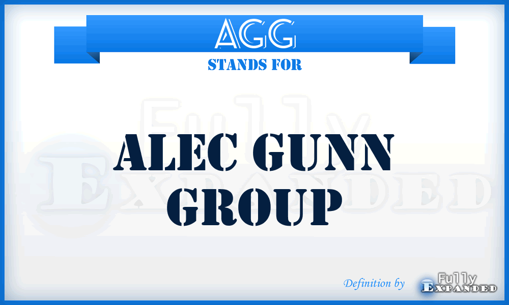 AGG - Alec Gunn Group