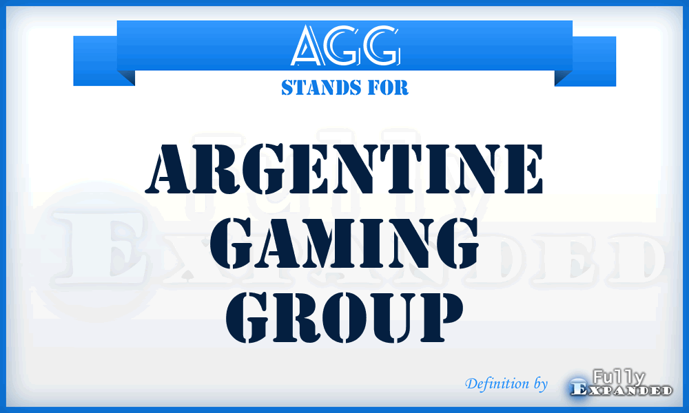 AGG - Argentine Gaming Group