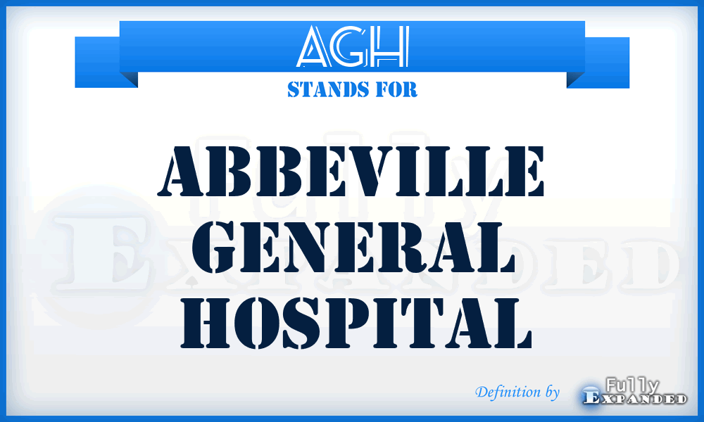 AGH - Abbeville General Hospital