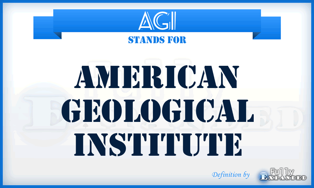 AGI - American Geological Institute