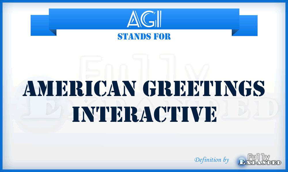 AGI - American Greetings Interactive