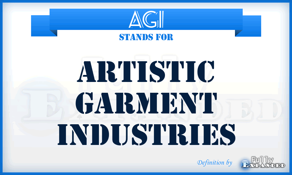 AGI - Artistic Garment Industries