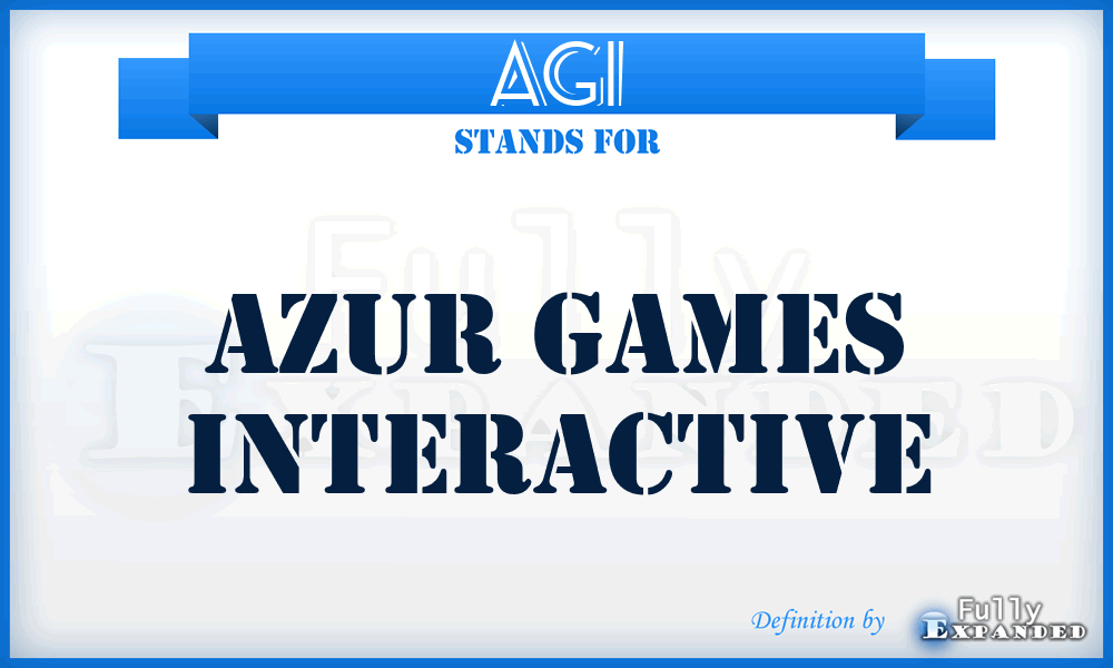 AGI - Azur Games Interactive