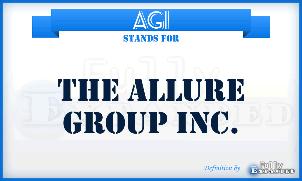 AGI - The Allure Group Inc.