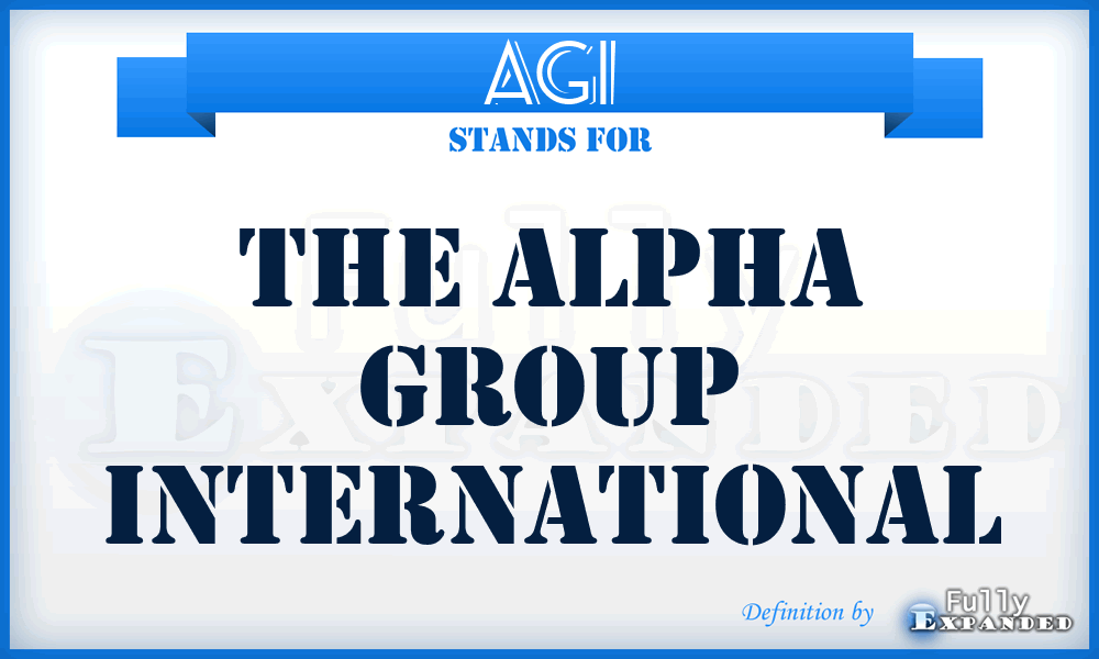 AGI - The Alpha Group International