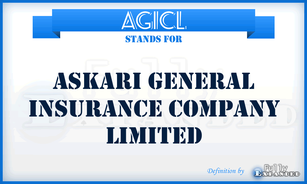 AGICL - Askari General Insurance Company Limited