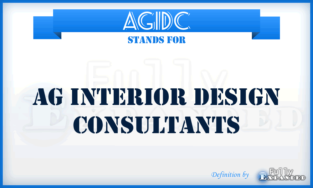 AGIDC - AG Interior Design Consultants