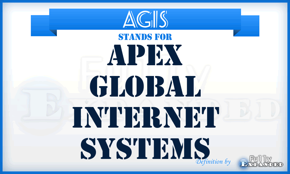 AGIS - Apex Global Internet Systems