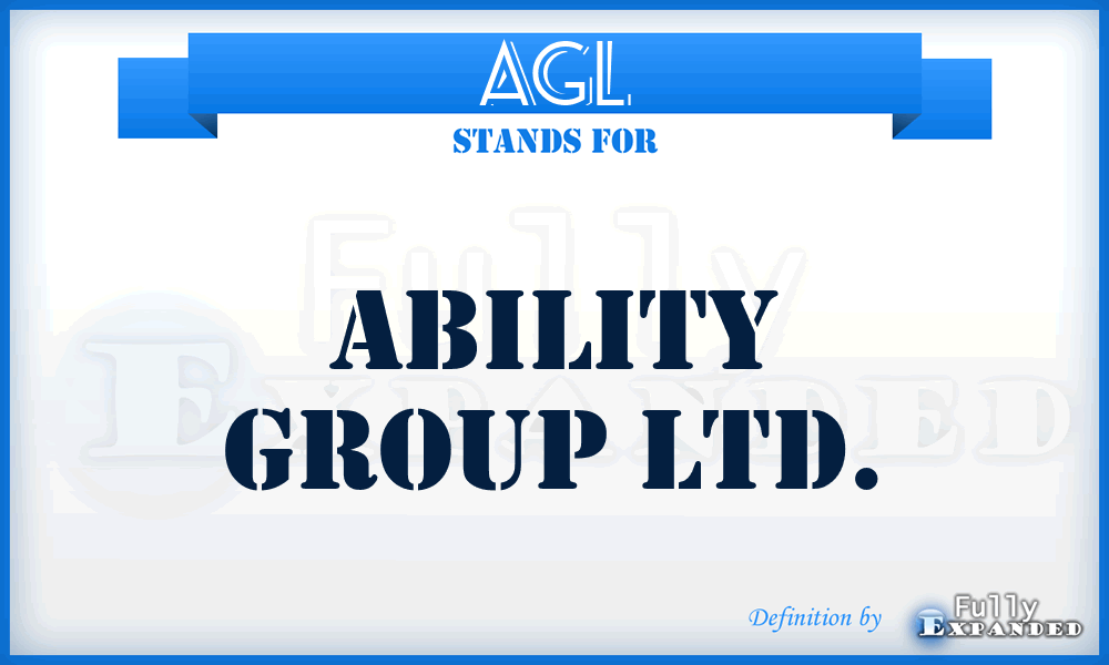 AGL - Ability Group Ltd.