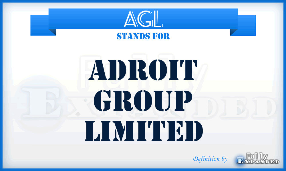 AGL - Adroit Group Limited