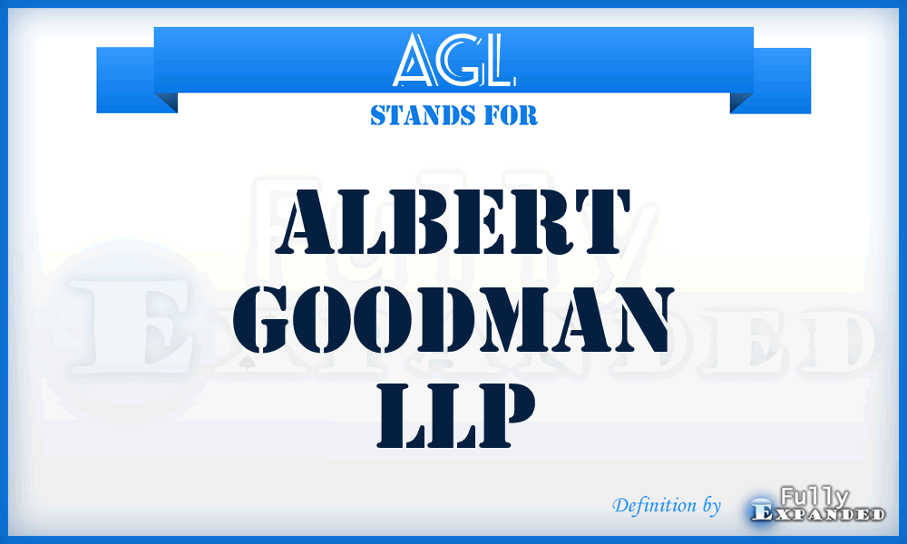 AGL - Albert Goodman LLP