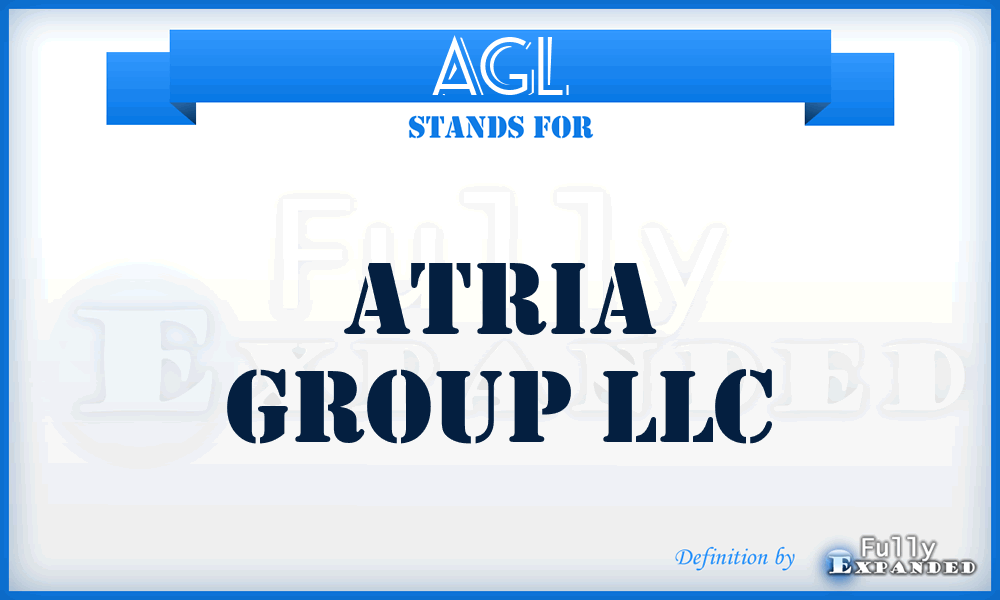 AGL - Atria Group LLC