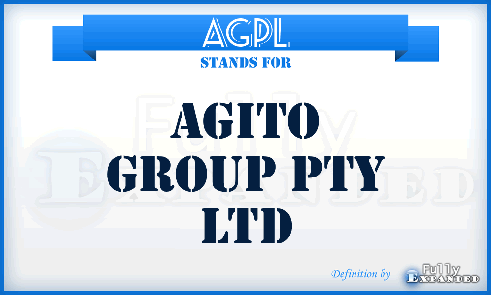 AGPL - Agito Group Pty Ltd