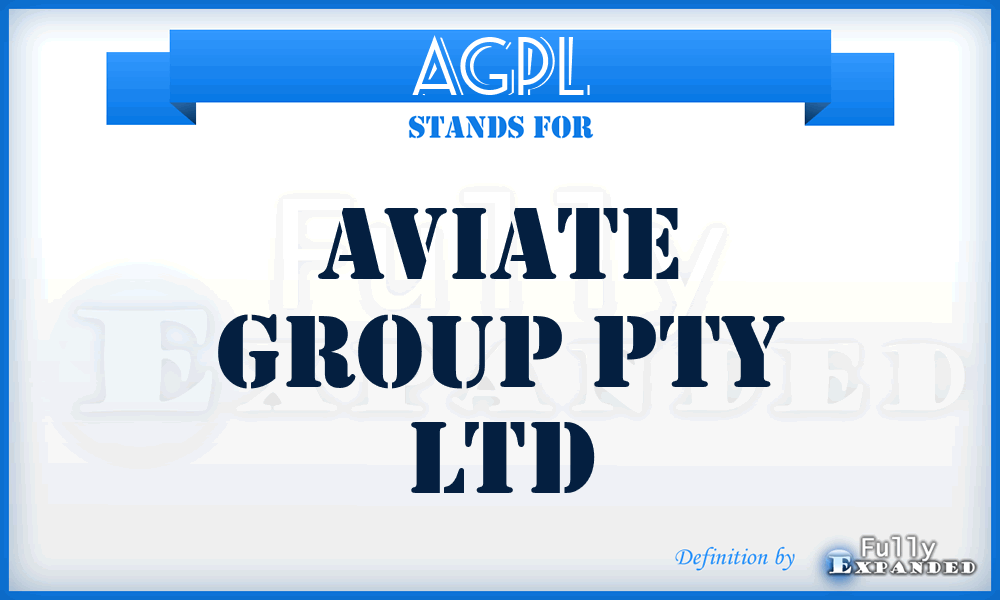 AGPL - Aviate Group Pty Ltd