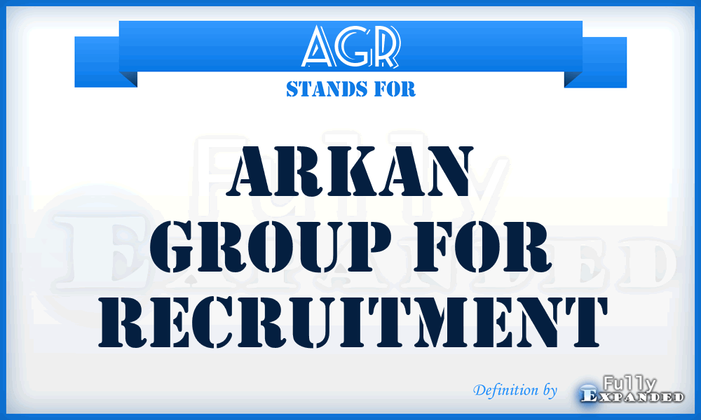 AGR - Arkan Group for Recruitment