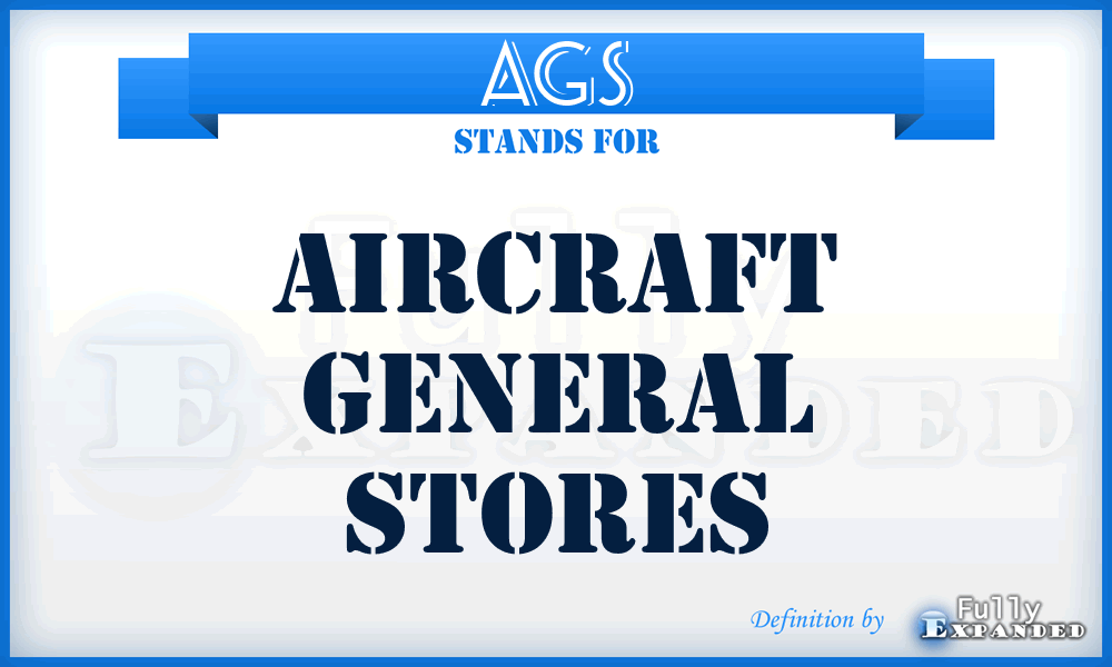 AGS - Aircraft General Stores