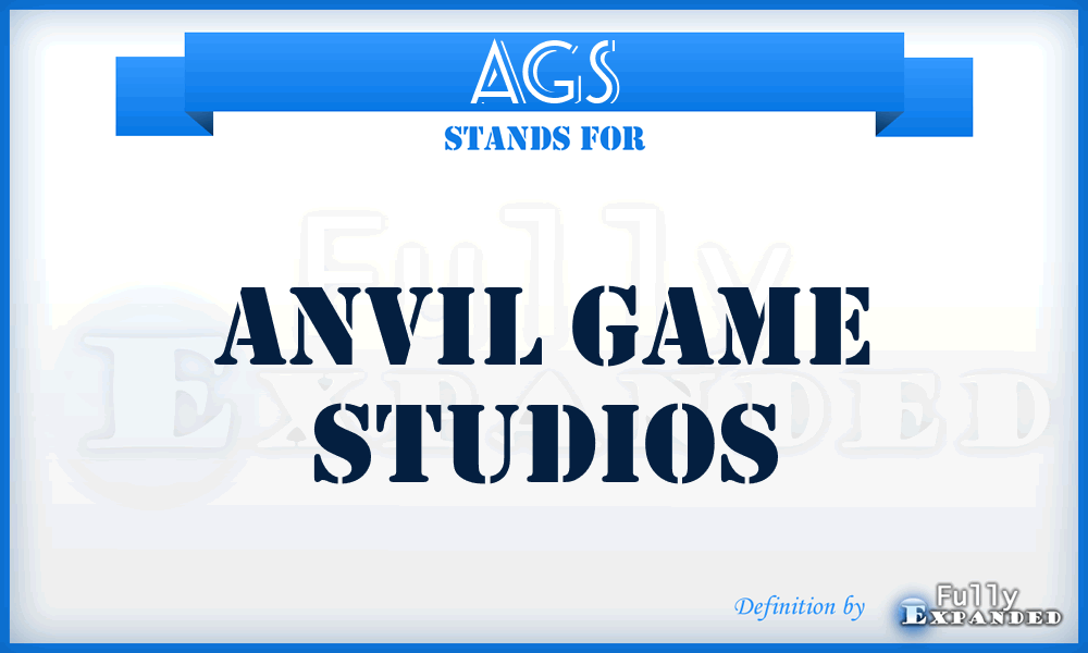 AGS - Anvil Game Studios