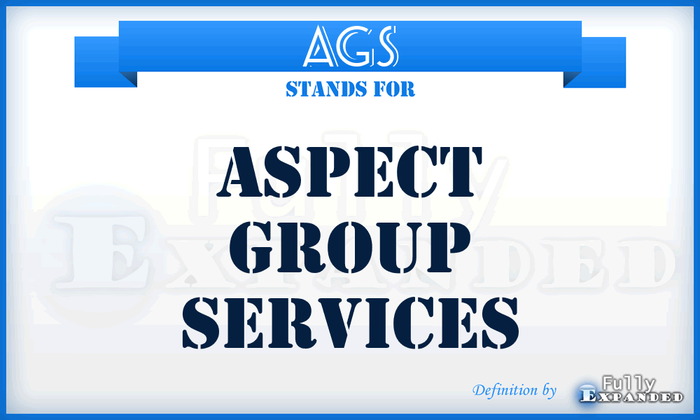 AGS - Aspect Group Services