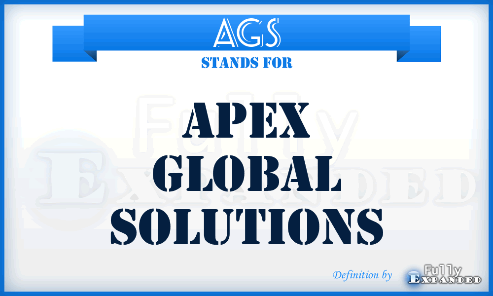 AGS - Apex Global Solutions