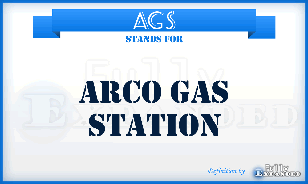 AGS - Arco Gas Station