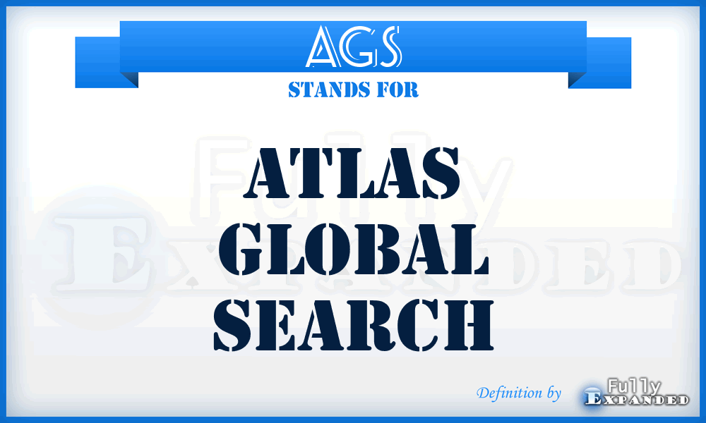 AGS - Atlas Global Search