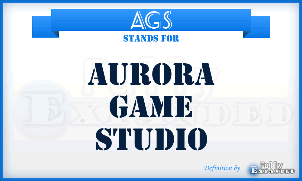 AGS - Aurora Game Studio