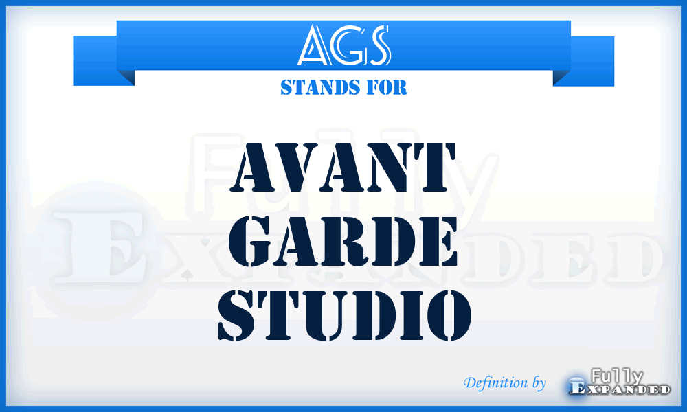 AGS - Avant Garde Studio