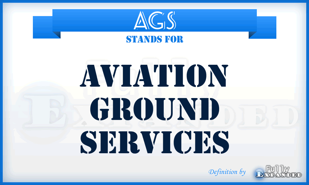 AGS - Aviation Ground Services