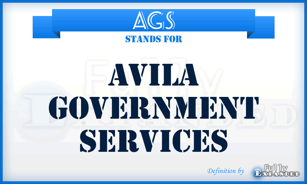 AGS - Avila Government Services