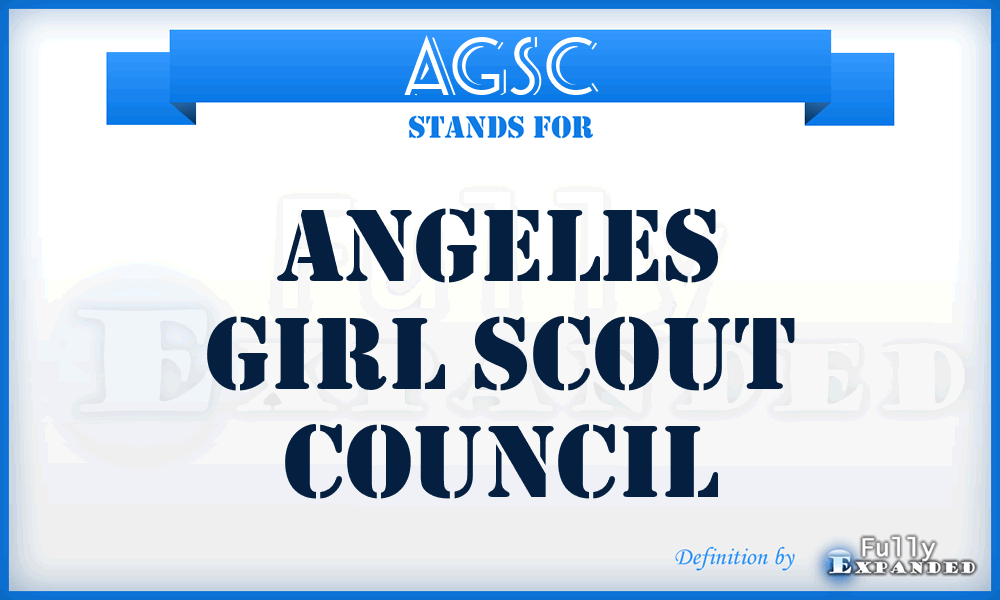 AGSC - Angeles Girl Scout Council