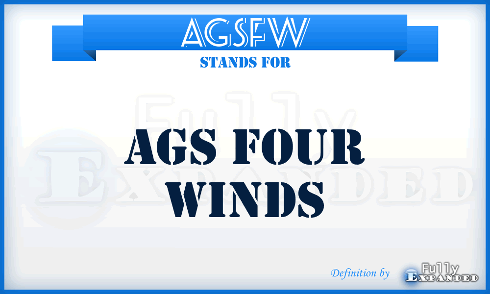 AGSFW - AGS Four Winds