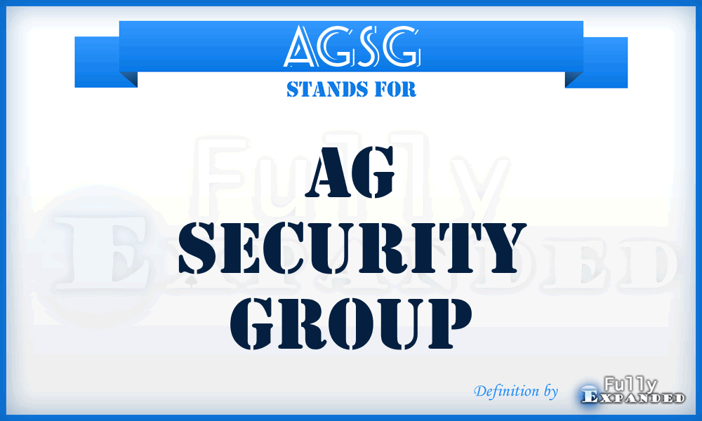 AGSG - AG Security Group