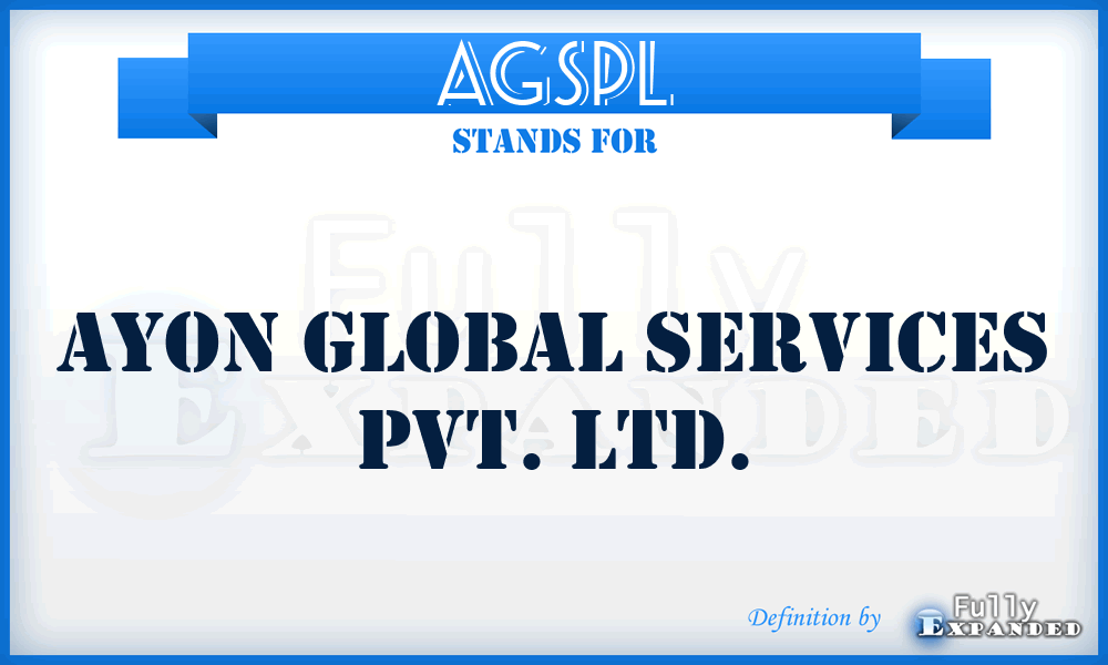 AGSPL - Ayon Global Services Pvt. Ltd.