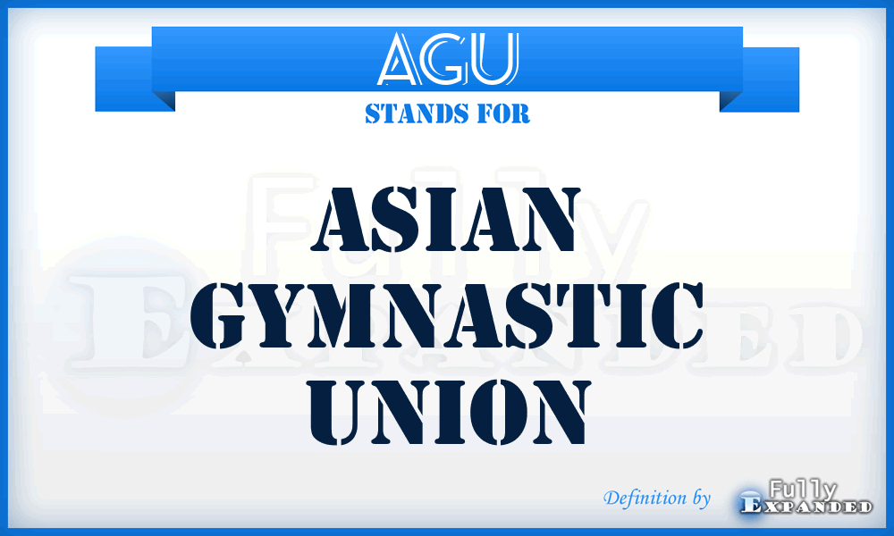 AGU - Asian Gymnastic Union