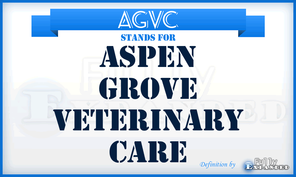 AGVC - Aspen Grove Veterinary Care