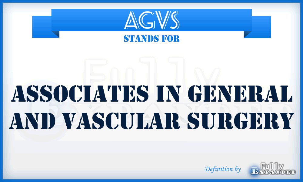 AGVS - Associates in General and Vascular Surgery