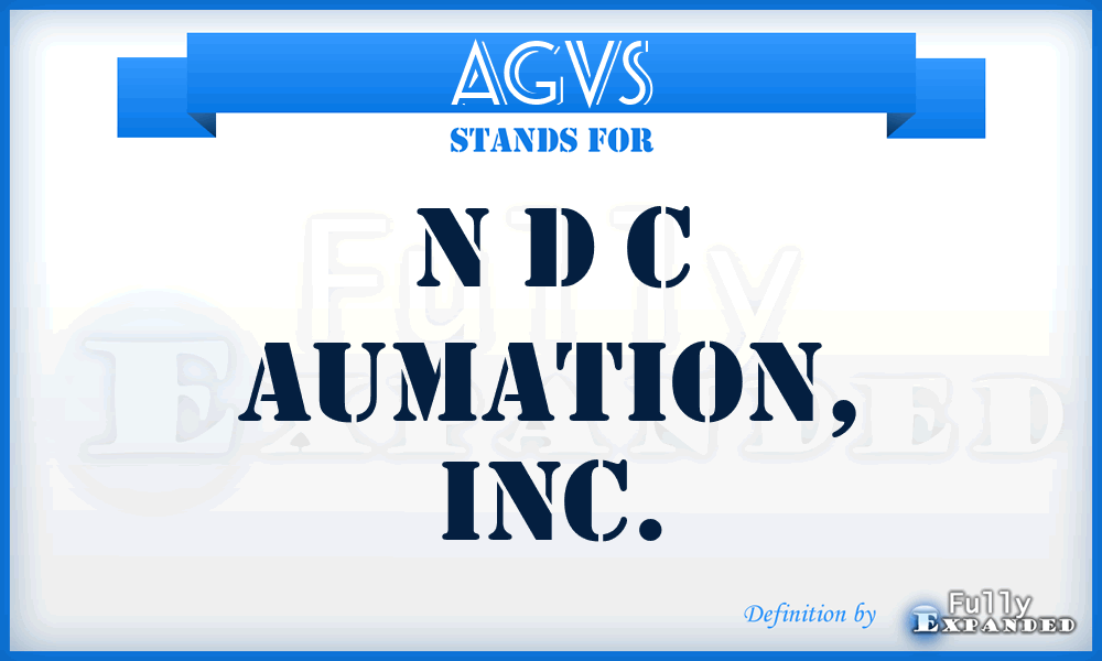 AGVS - N D C Aumation, Inc.