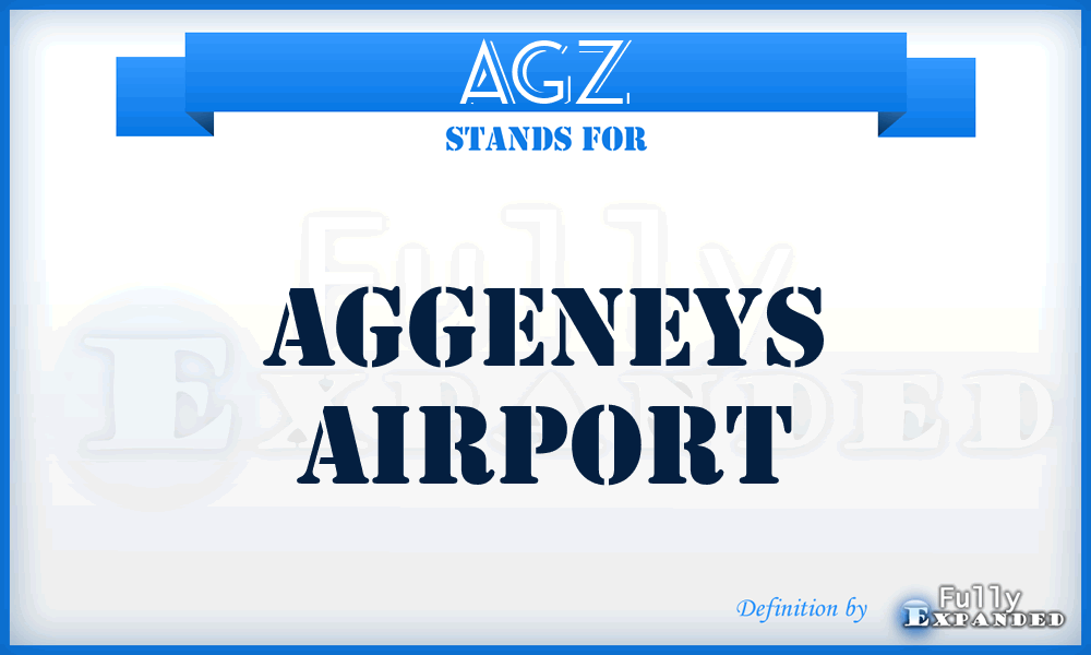 AGZ - Aggeneys airport