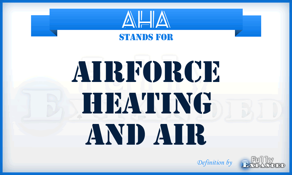 AHA - Airforce Heating and Air
