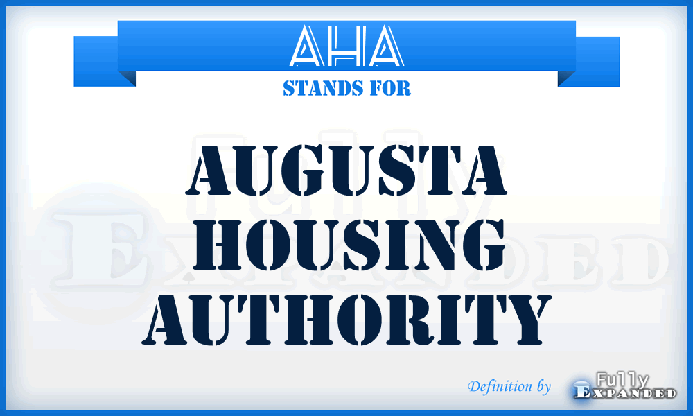 AHA - Augusta Housing Authority