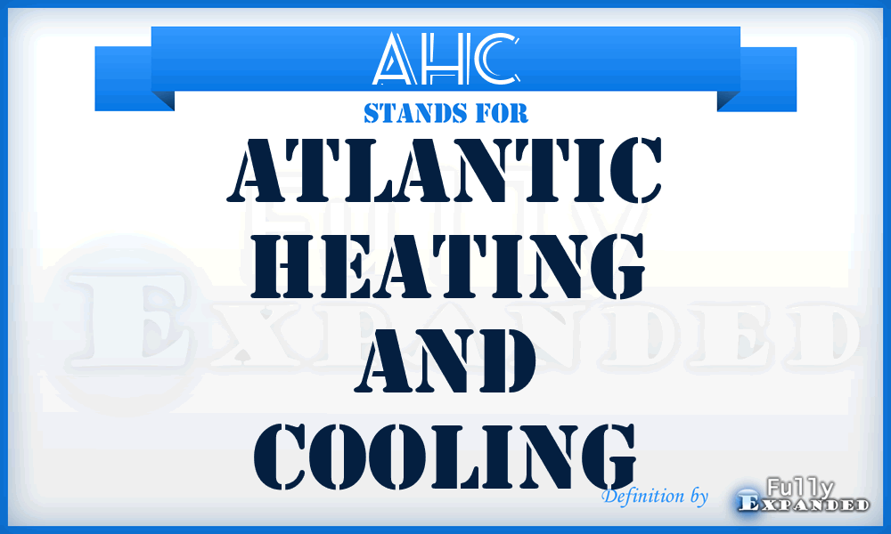 AHC - Atlantic Heating and Cooling