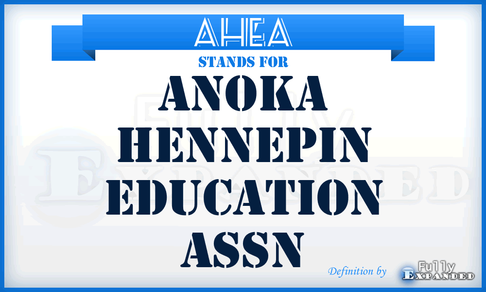 AHEA - Anoka Hennepin Education Assn