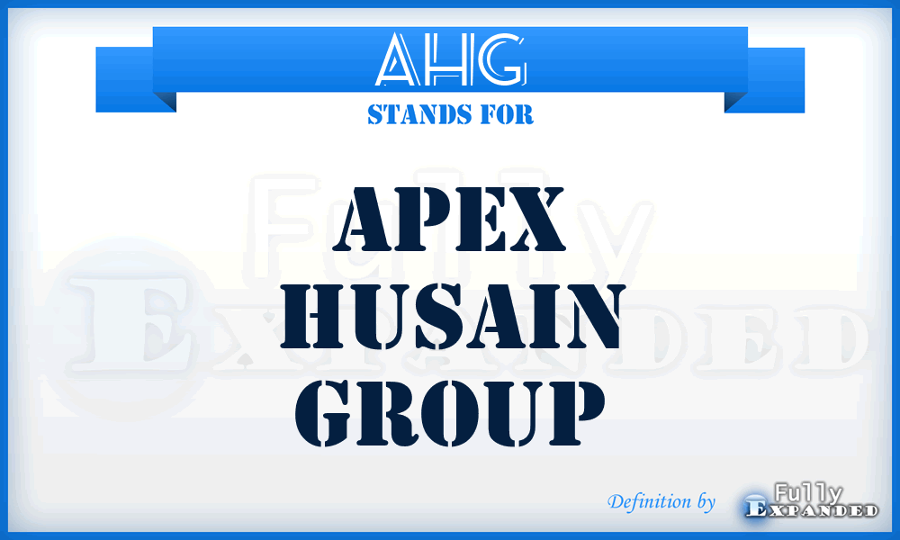 AHG - Apex Husain Group