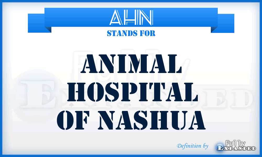 AHN - Animal Hospital of Nashua
