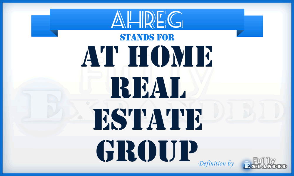 AHREG - At Home Real Estate Group