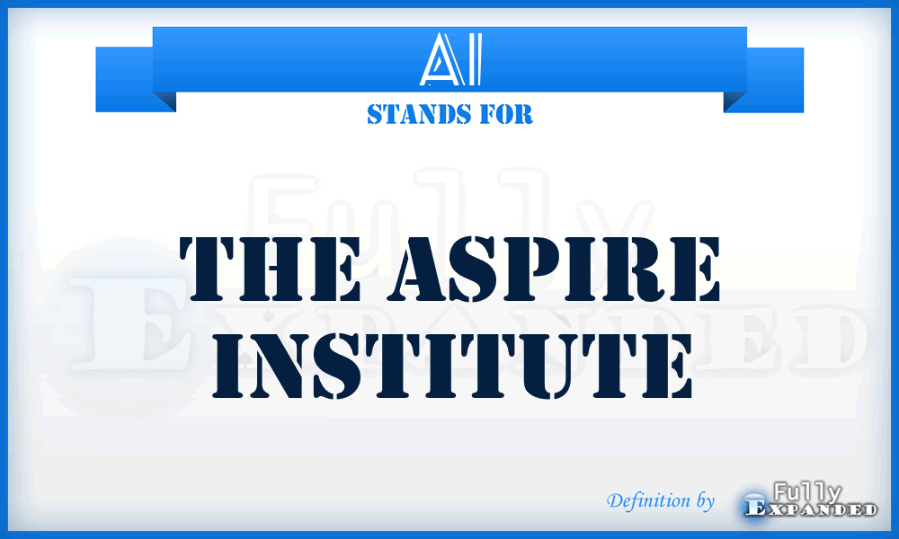 AI - The Aspire Institute
