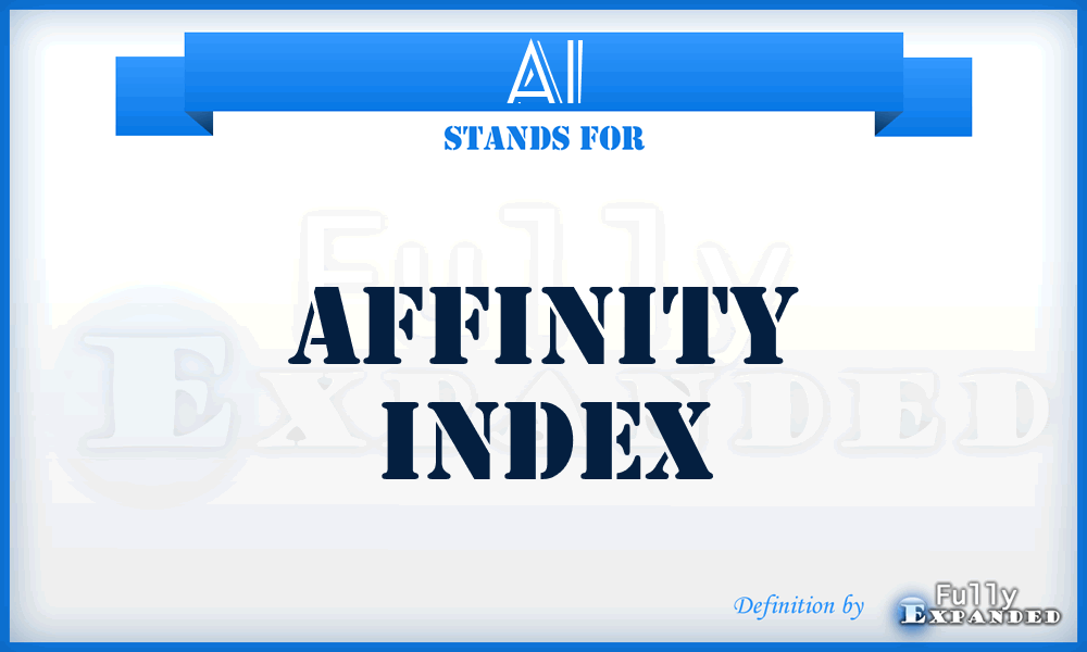 AI - affinity index