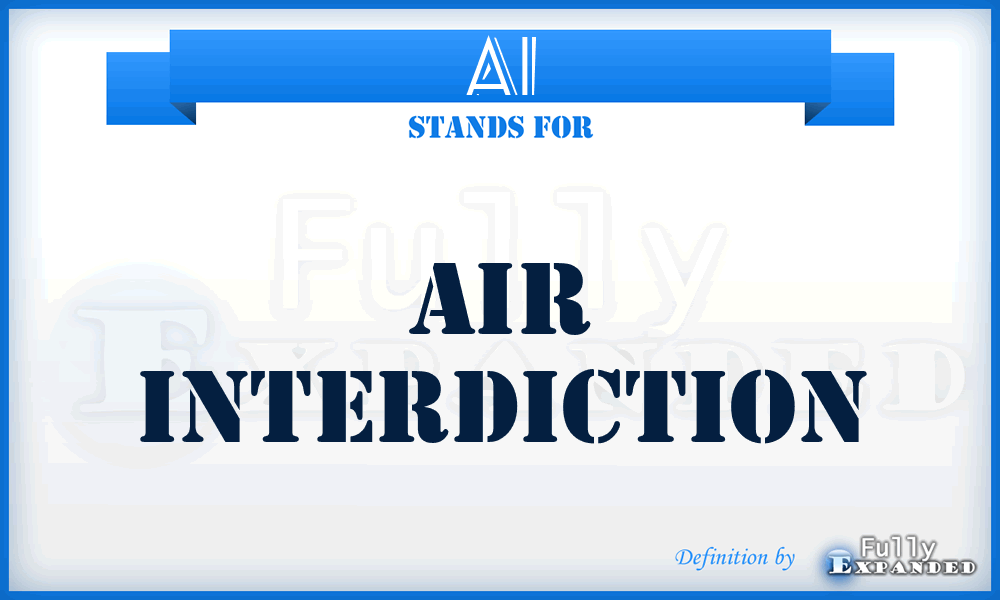 AI - air interdiction