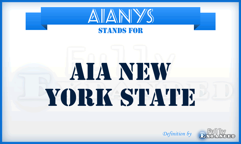 AIANYS - AIA New York State