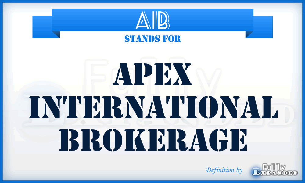 AIB - Apex International Brokerage